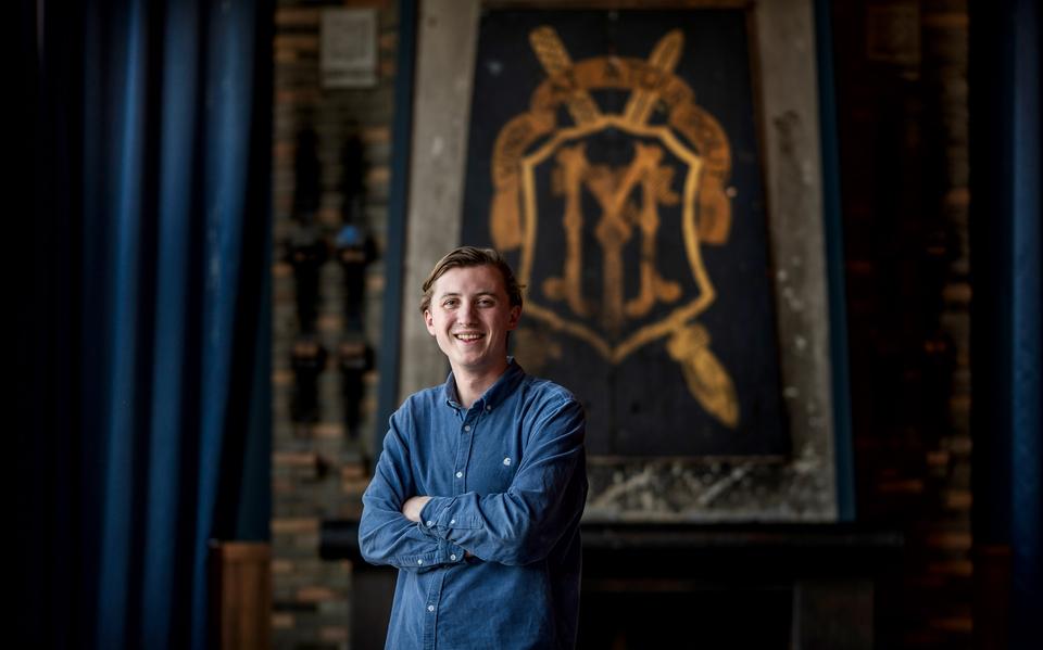 Wibe Kaak is dit jaar rector (voorzitter) van Groninger Studenten Corps Vindicat atque Polit.