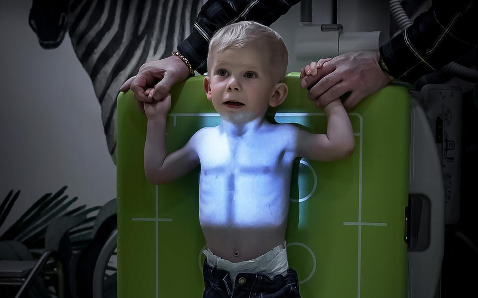 Daan op de afdeling radiologie.