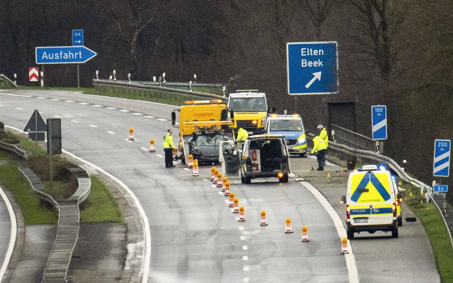 Vier Nederlanders omgekomen op snelweg Duitsland.