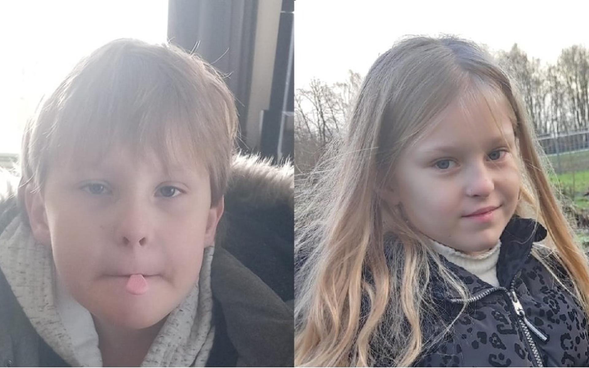 Jeffrey (10) en Emma (8) zijn vermist uit de omgeving van Beerta.