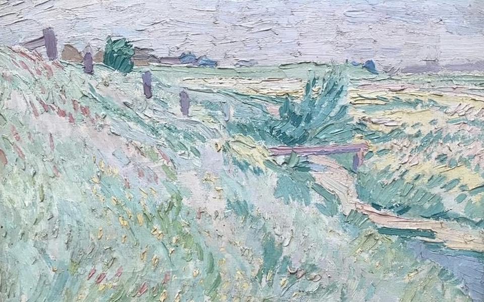 Het betreffende schilderij van Jan Altink.