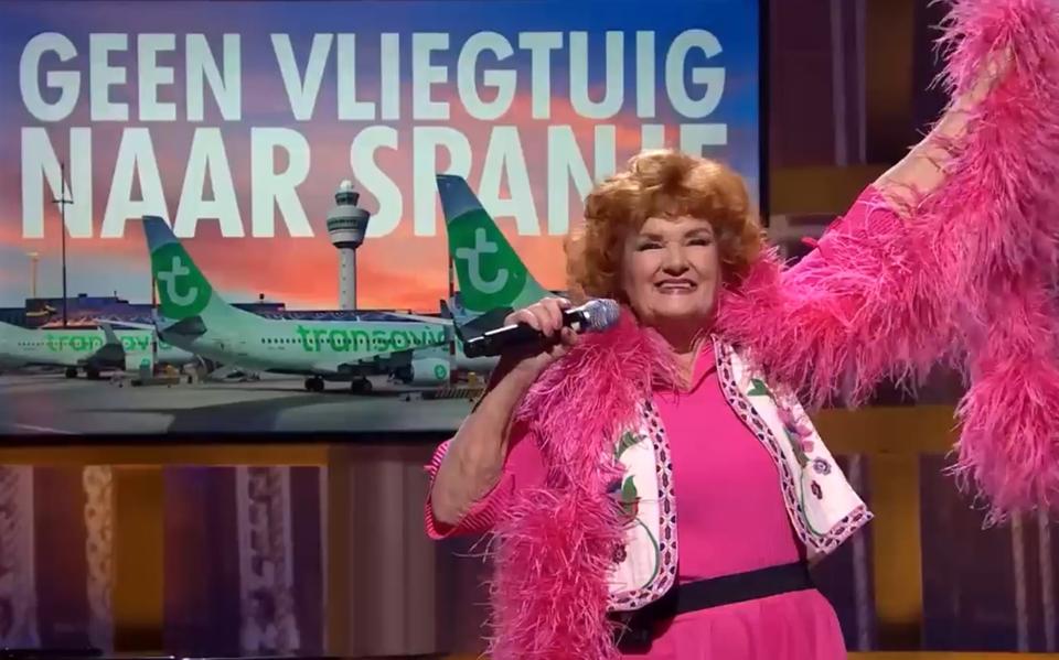 Imca Marina in het televisieprogramma 'Even tot hier'