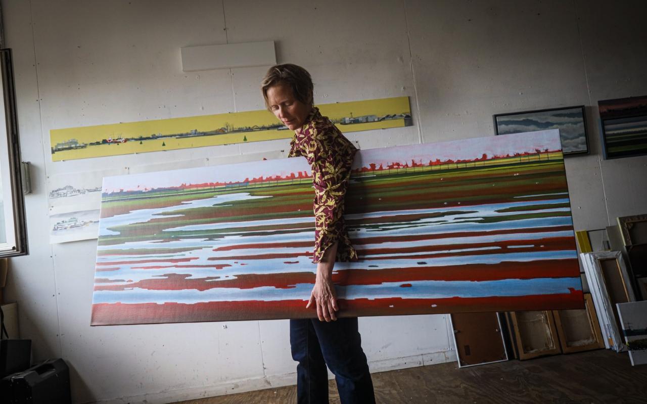 Sigrid van Essel: ,,Ik droom vaak over overstromingen.'' Sigrid van Essel: ,,Ik droom vaak over overstromingen.''