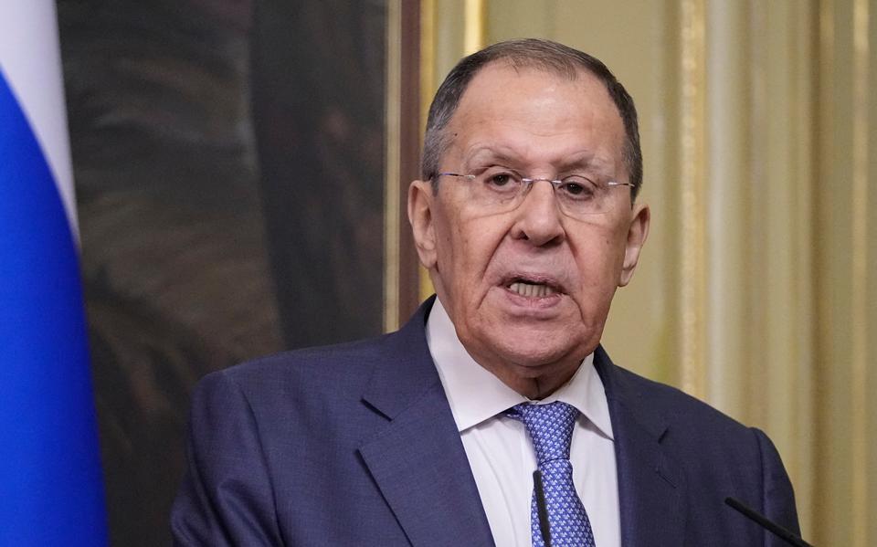Minister van Buitenlandse Zaken Sergei Lavrov van Rusland.