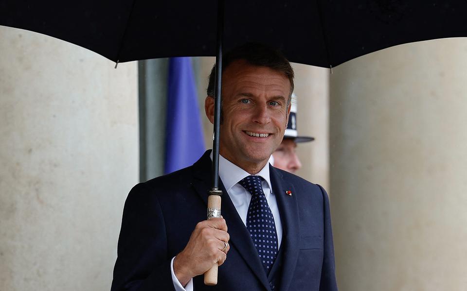 President Emmanuel Macron van Frankrijk.