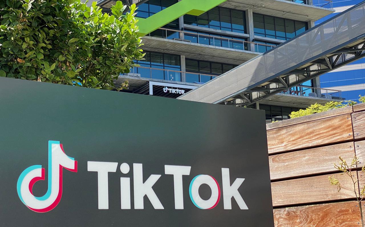 Het Amerikaanse kantoor van TikTok in Los Angeles.