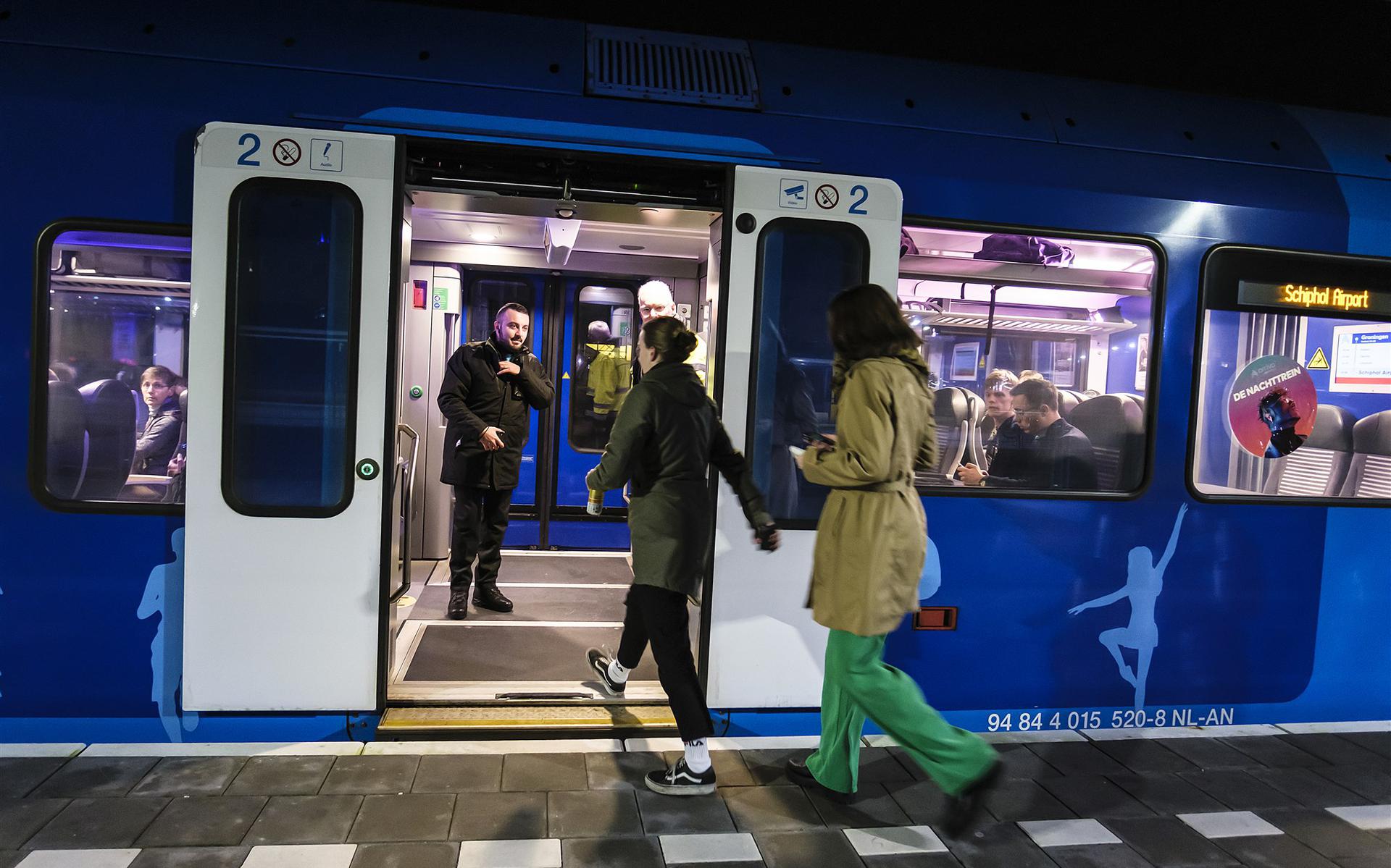 Via een eerdere aanvraag realiseerde Arriva de nieuwe nachttrein Groningen - Schiphol. 