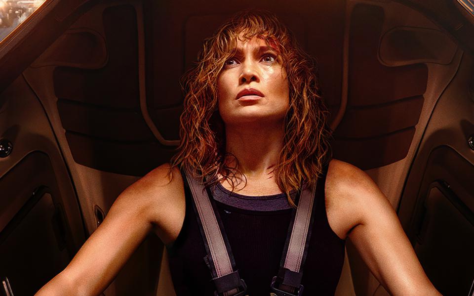 Jennifer Lopez in de sciencefictionfilm 'Atlas'. 