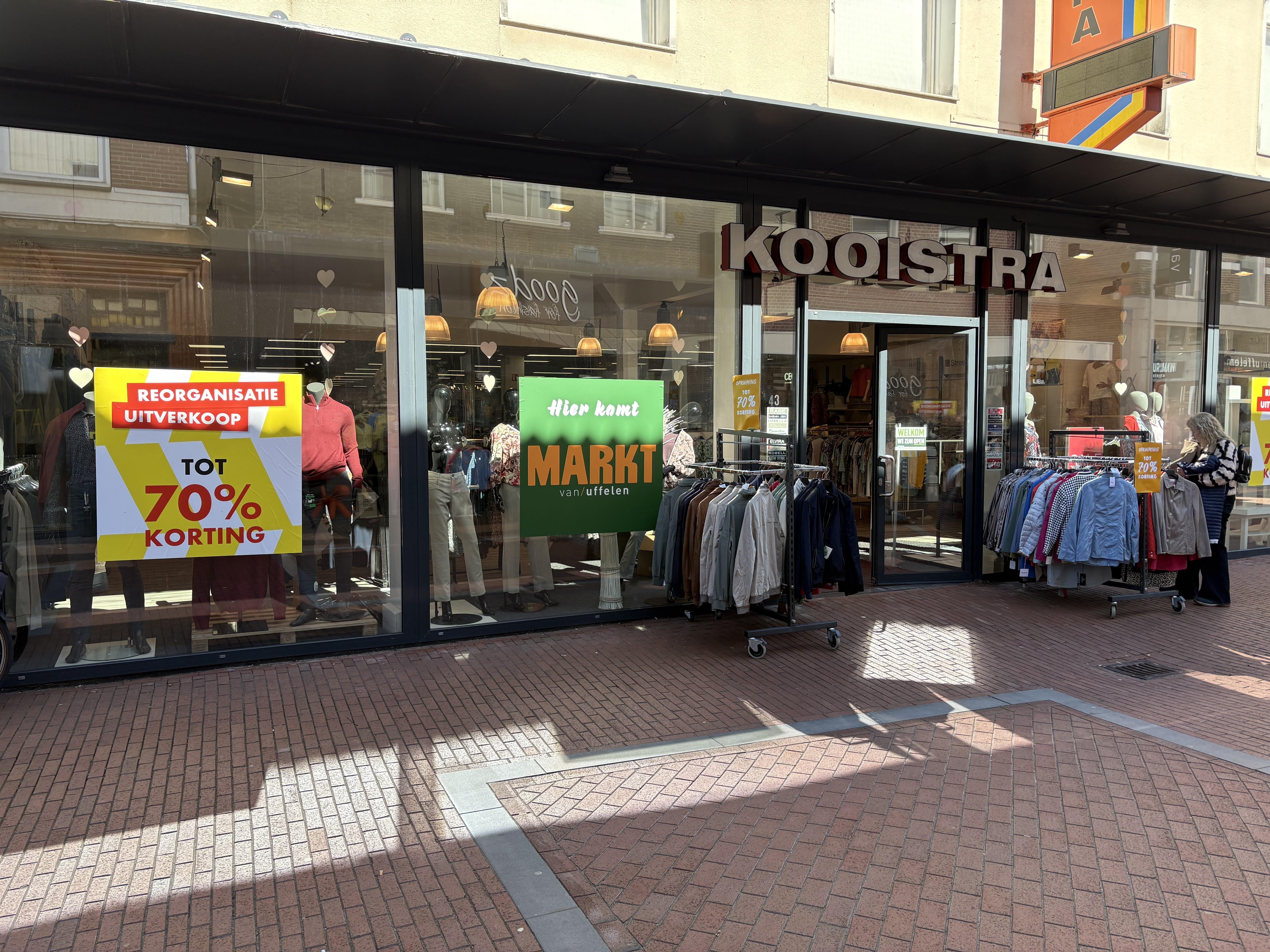 Van Uffelen neemt winkels Kooistra Kleding in Surhuisterveen en Drachten over