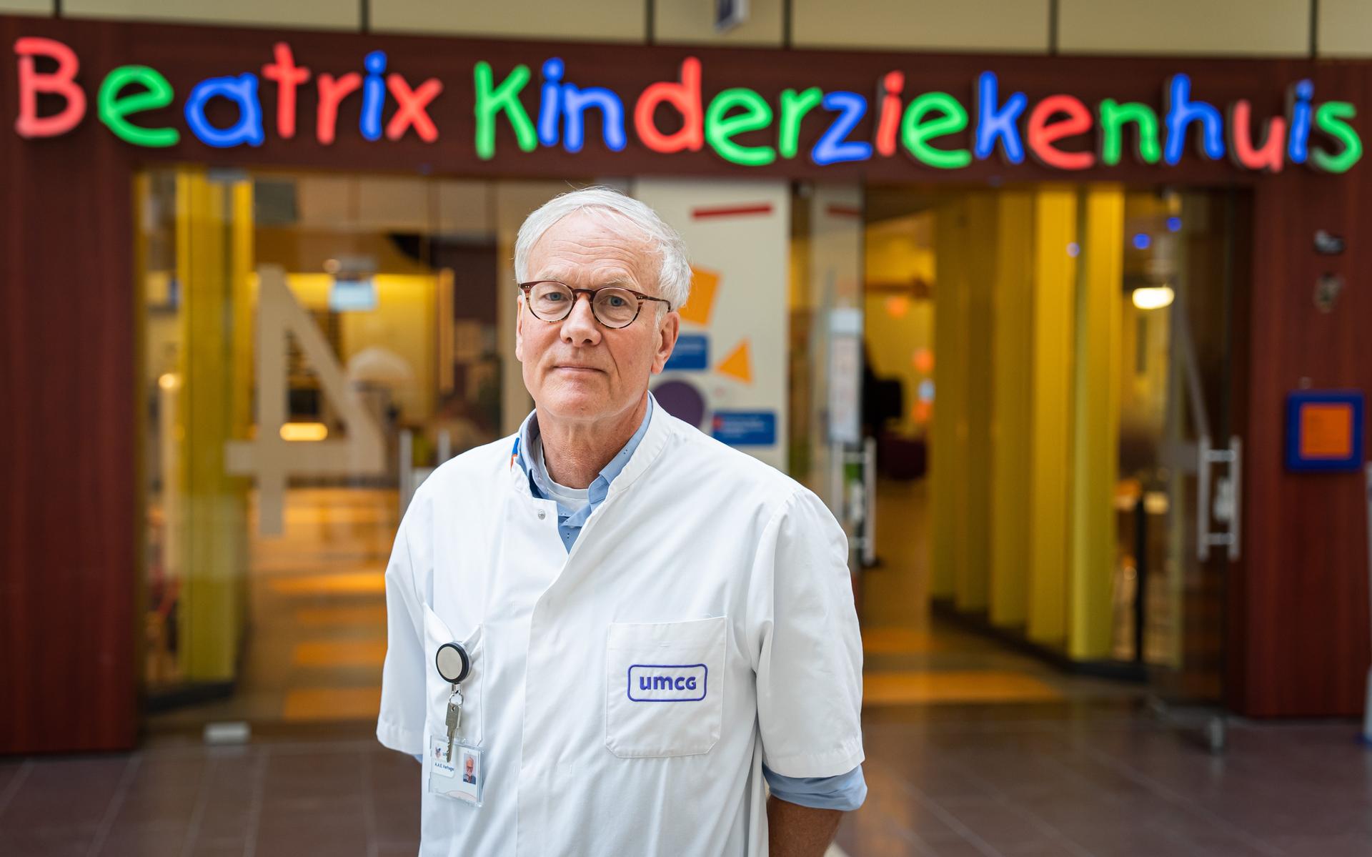 Eduard Verhagen, hoofd Beatrix Kinderziekenhuis. van het UMCG. Foto: Jaspar Moulijn