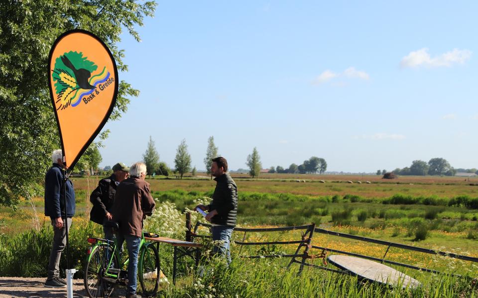 De Informatieroute Weidevogelmozaïek De Warren werd zaterdag geopend. 