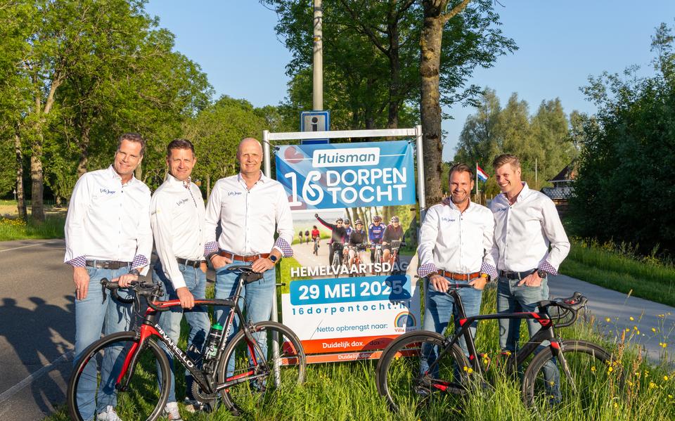 vlnr Johan Jongsma, Martijn Leeneman, Marcel van der Veen, Alexander Smit, Michiel Huisman. 