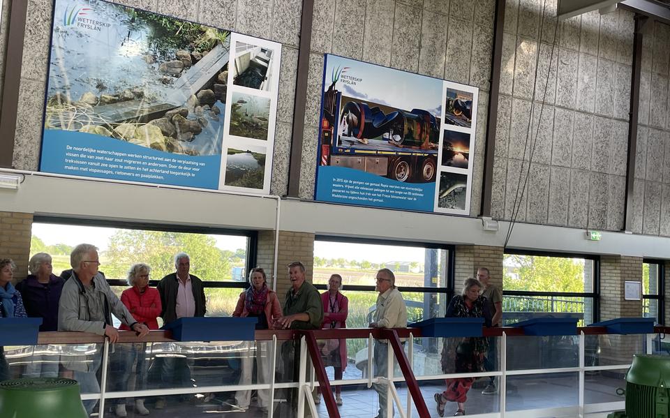 De ondernemers bezochten ook het nieuwe zeehondencentrum in het WEC in Lauwersoog. 