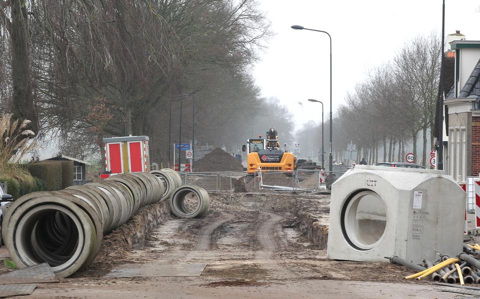 De werkzaamheden worden gewoon voortgezet. FOTO Piet Bosma
