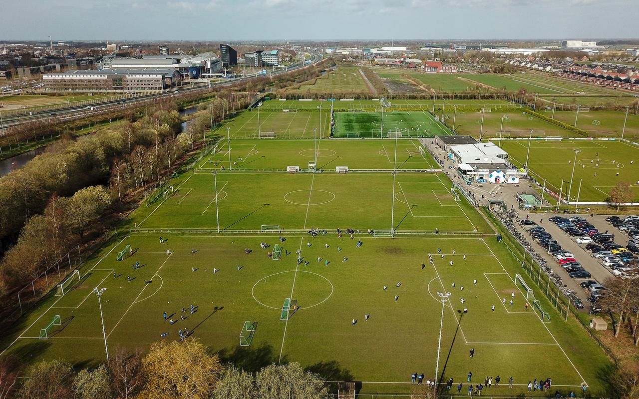 Sportpark Skoatterwâld in Heerenveen.