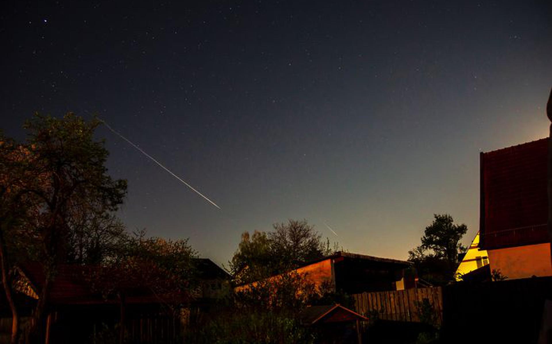 Liefhebbers van ‘vallende sterren’ hebben geluk: komende nachten kruist een meteorenzwerm de baan van de aarde.