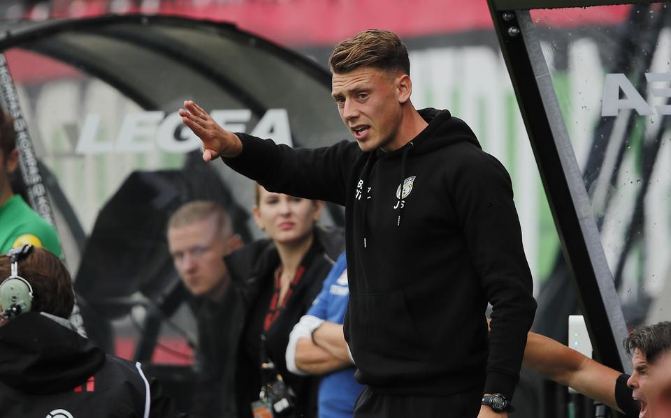 Jeroen Schepens in 2022, toen nog in dienst van Fortuna Sittard.
