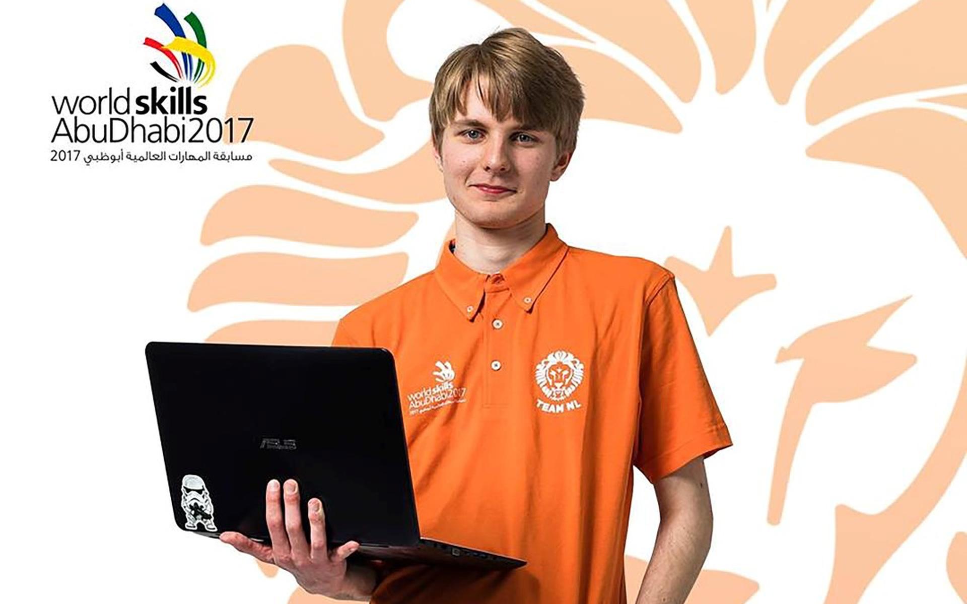 Sven (17) uit Leeuwarden naar Abu Dhabi voor beroepenwedstrijd - Leeuwarder Courant