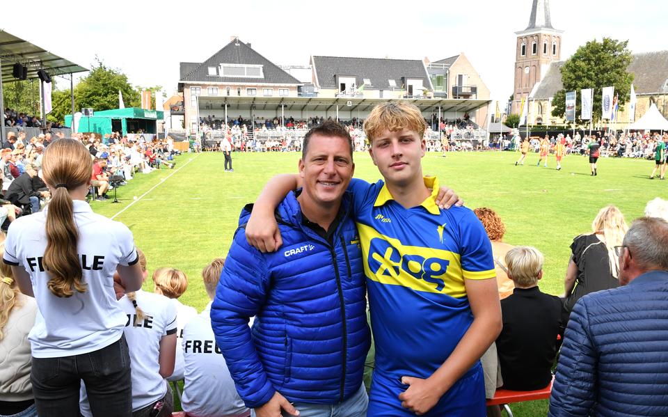 Karel en zoon Cas Nijman.