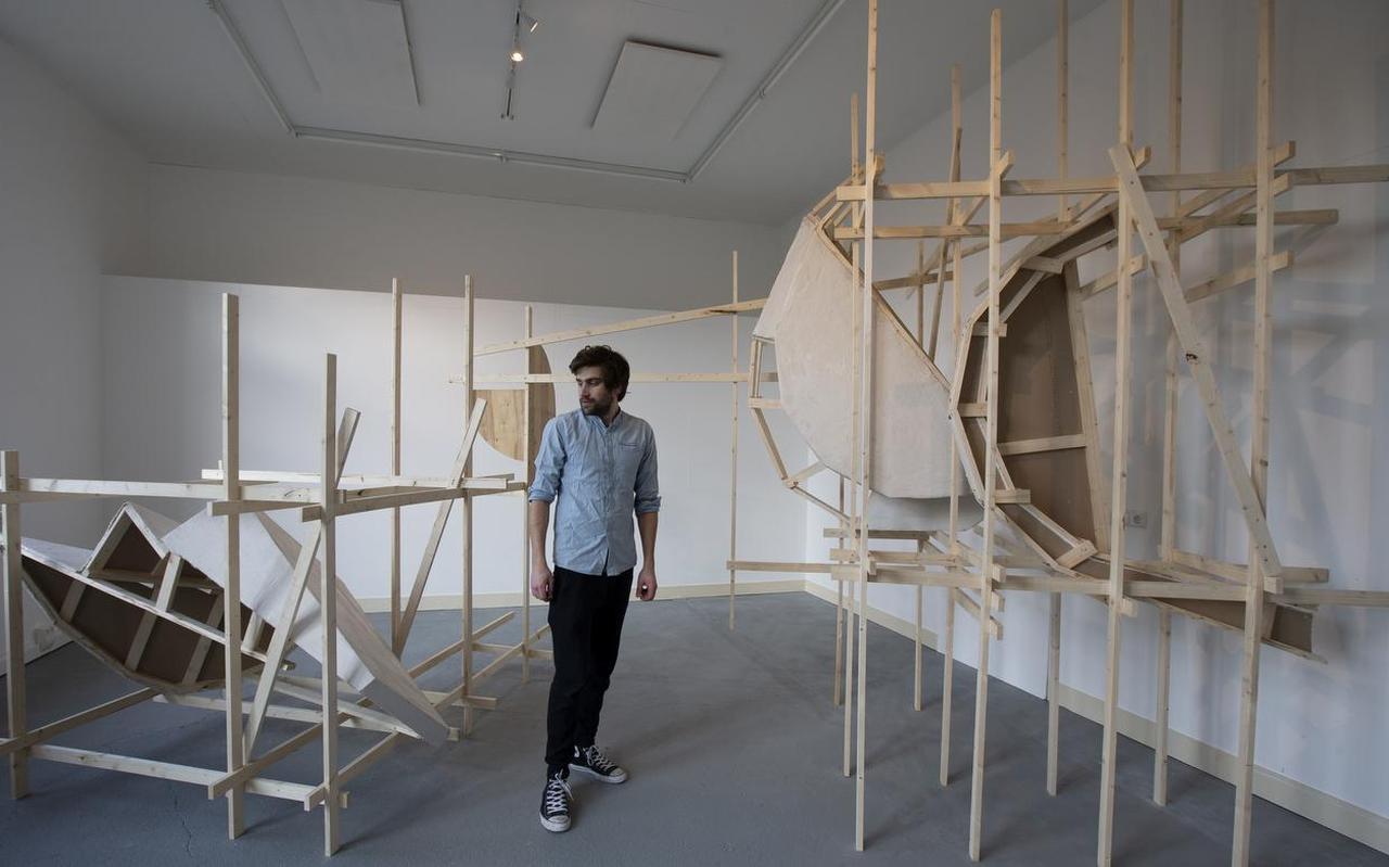 Installatie van Felipe van Laar. FOTO HOGE NOORDEN/JAAP SCHAAF Installatie van Felipe van Laar. FOTO HOGE NOORDEN/JAAP SCHAAF