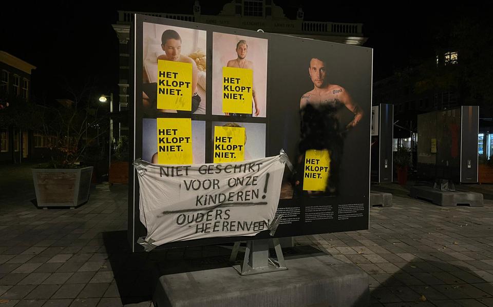 Foto’s van reizende Pridetentoonstelling ook in Heerenveen beklad: 'We laten ons niet gek maken door een klein groepje'