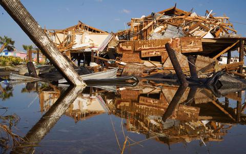 Orkaan Ida zorgde begin september voor flinke schade in het Amerikaanse Louisiana. FOTO AFP