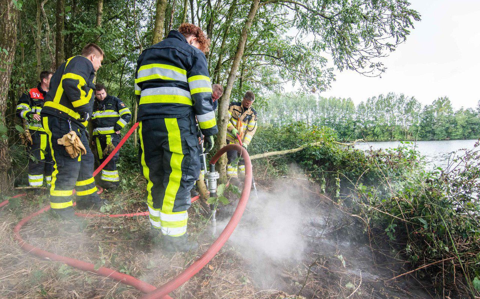 Brandweer rukt uit voor veenbrand Oldetrijne