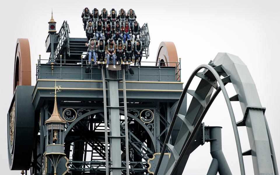 Bezoekers in de Efteling.