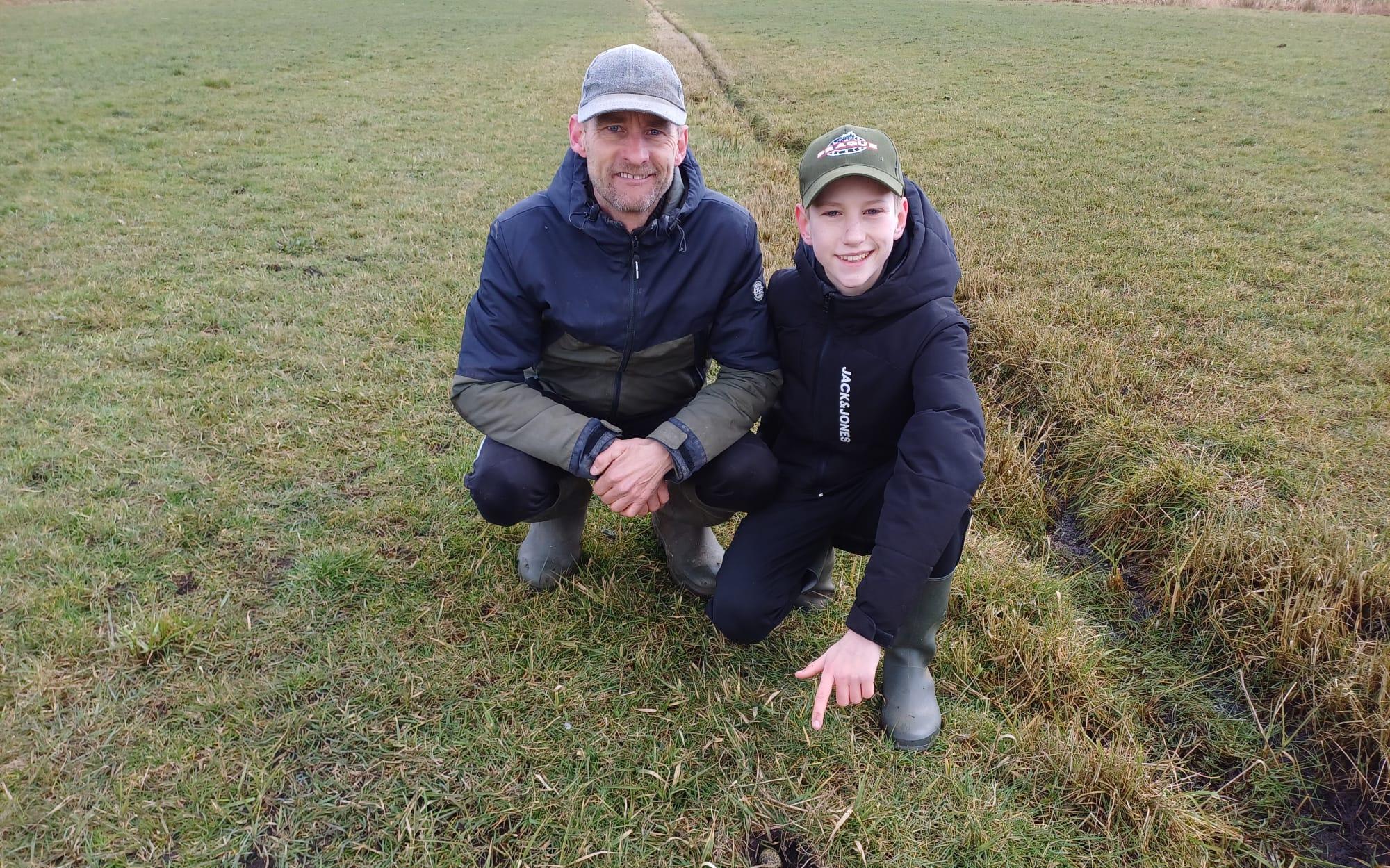 Hesseljan (14) uit Buitenpost springt gat in de lucht.