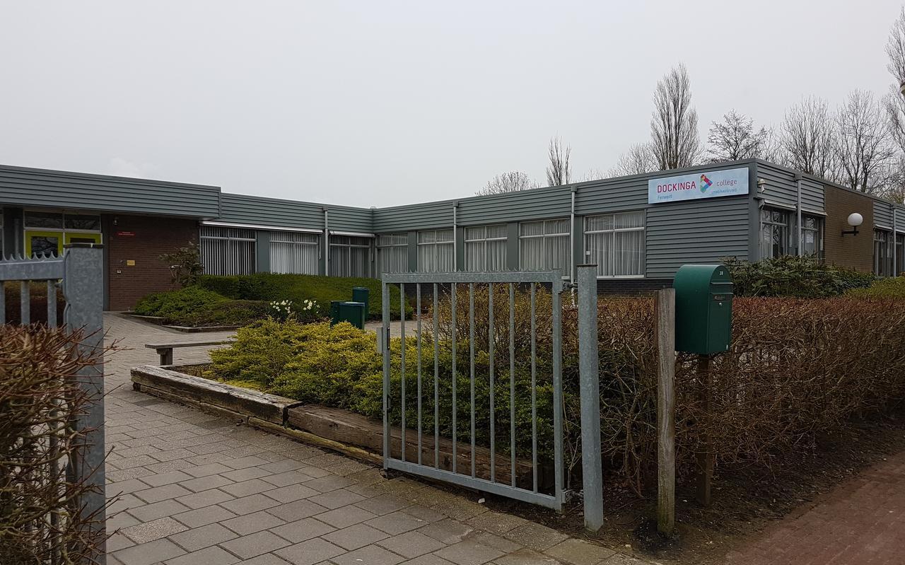 Het Dockinga College in Ferwert. FOTO LC Het Dockinga College in Ferwert. FOTO LC