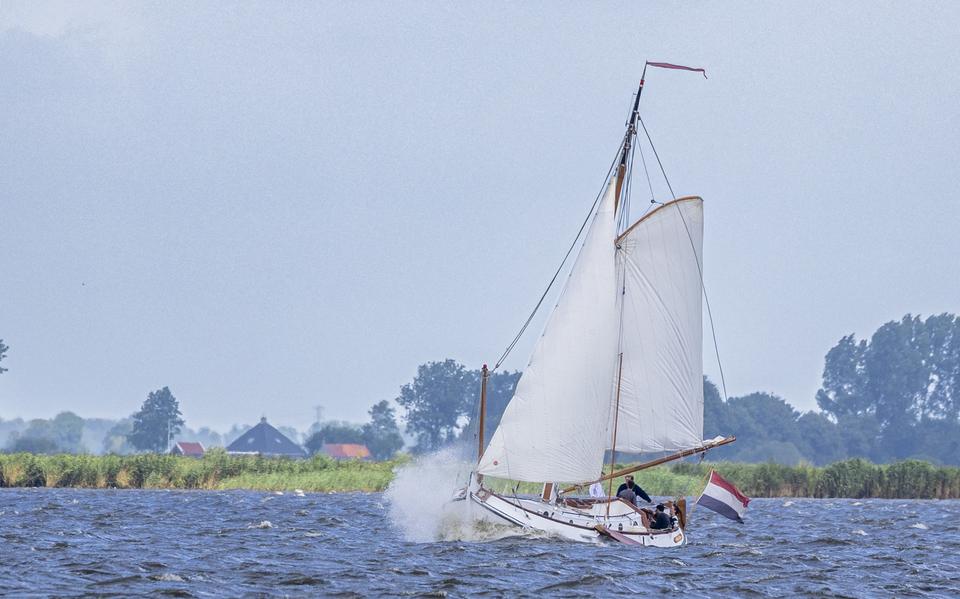 Dit bootje trok er dinsdag wel op uit.