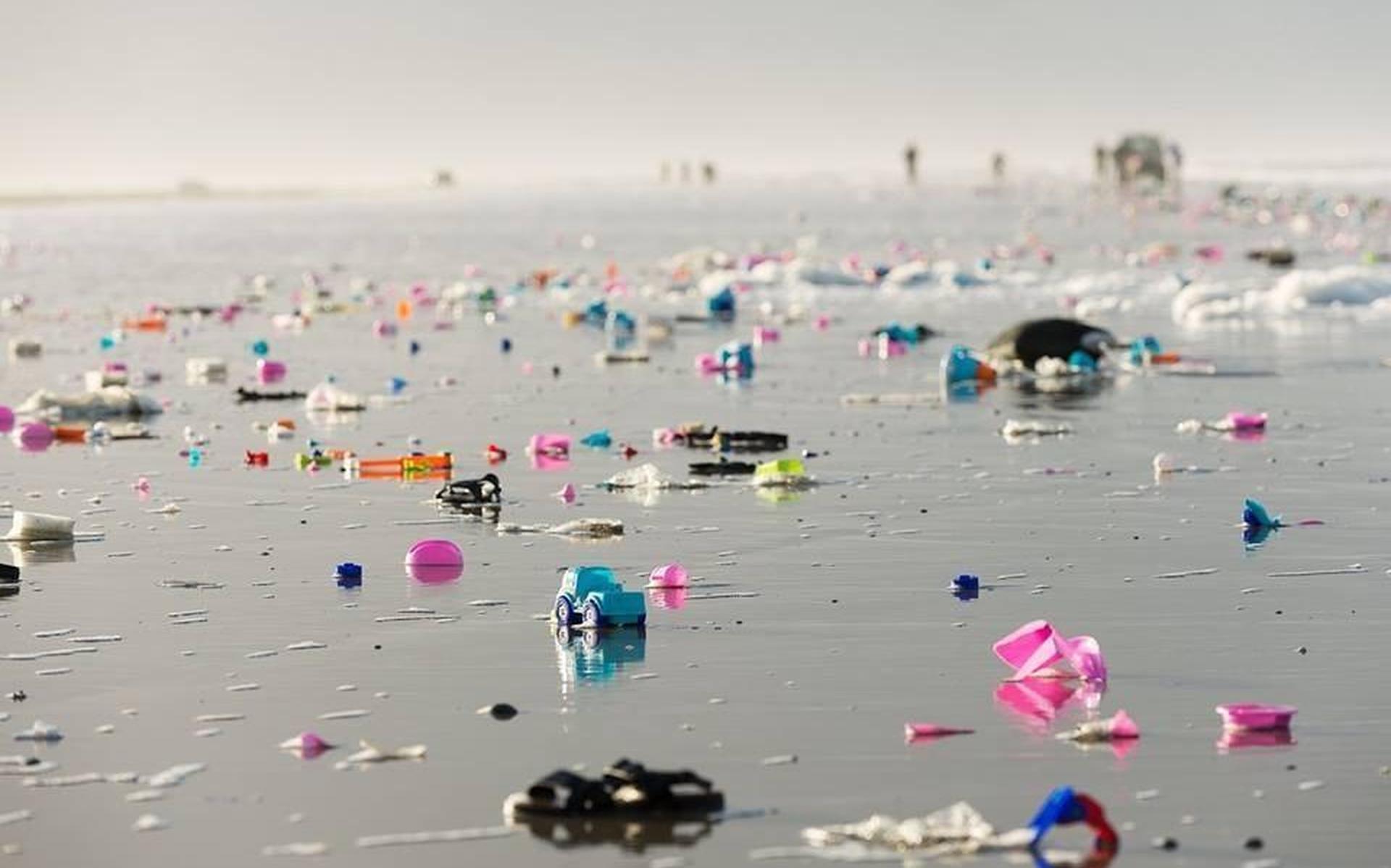 Een voorbeeld van wat er zoal aanspoelt. Foto: Silvester Kok