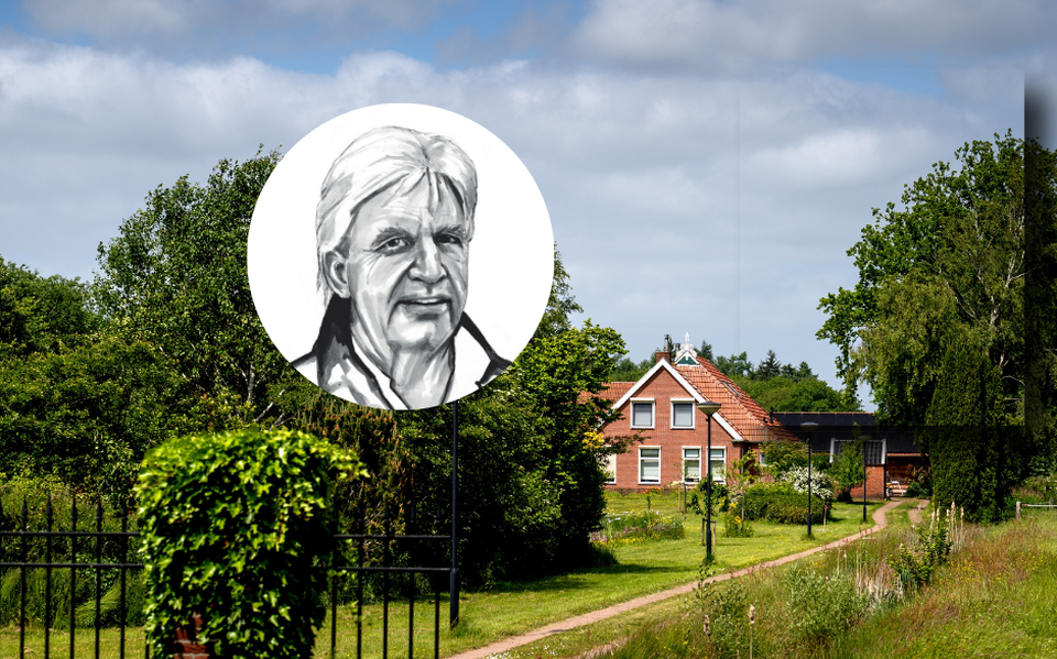 Het huis - nu kerk - in Zevenhuizen. Inzet: Evert Jan Beverwijk