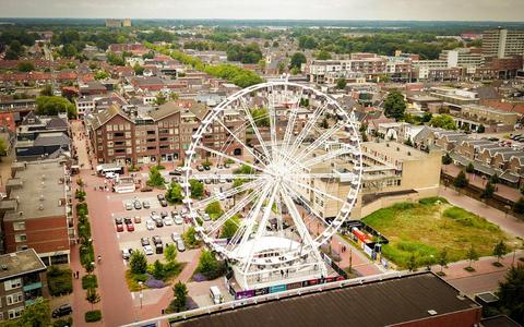 Het grootste reuzenrad van Nederland stond in juli vorig jaar ook in Drachten.