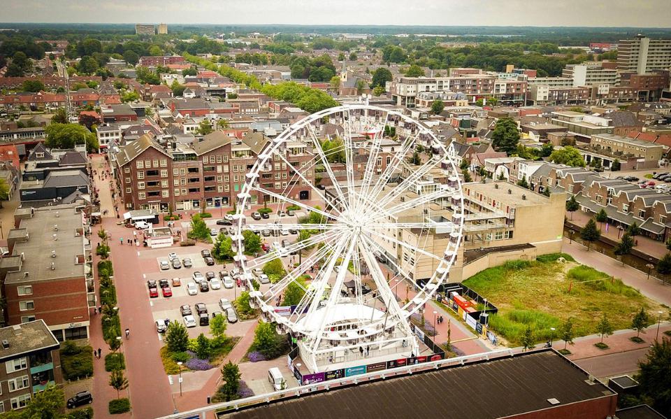 Het grootste reuzenrad van Nederland stond in juli vorig jaar ook in Drachten.