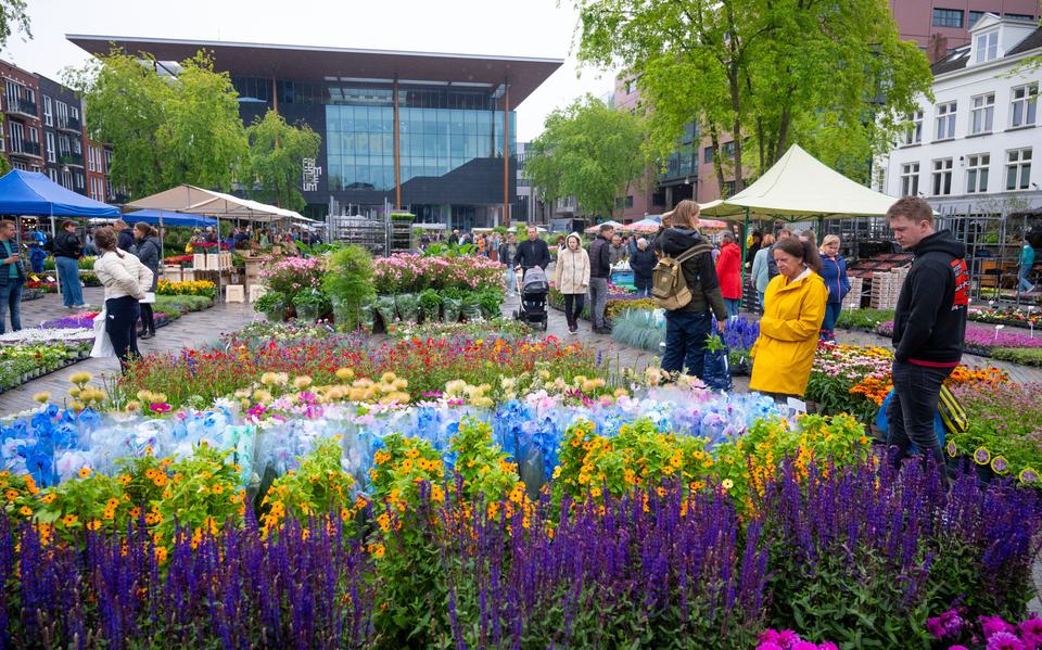Pioenen om te zoenen, knuffelbomen, exotische verrassingen; Bloemetjesmarkt lokt impulsaankopen uit. 