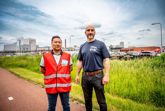 Staking bij FrieslandCampina in Leeuwarden