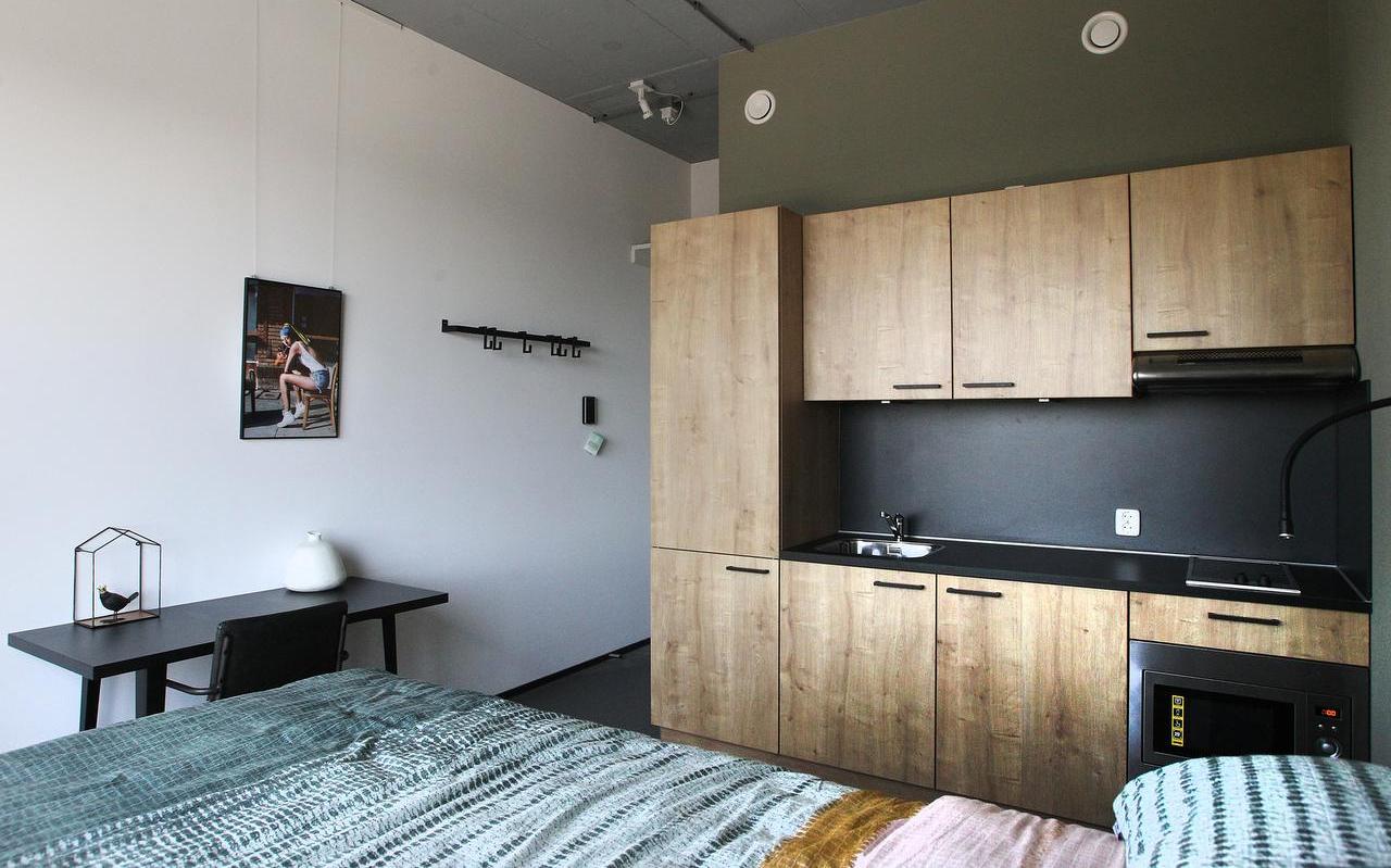 De kamers zijn al netjes ingericht. FOTO NIELS WESTRA De kamers zijn al netjes ingericht. FOTO NIELS WESTRA
