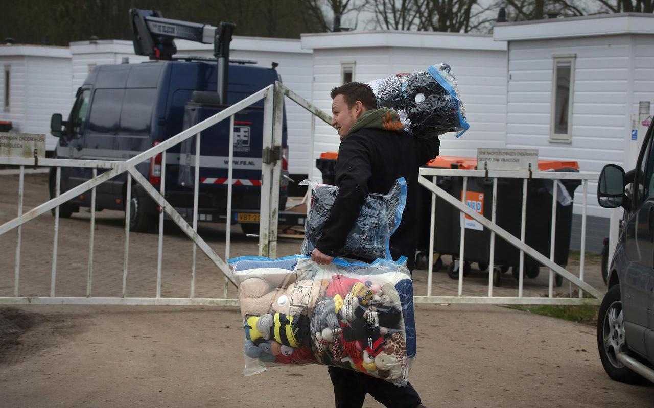 In januari werden tientallen Oekraïners ondergebracht in chalets op een camping in Leeuwarden.