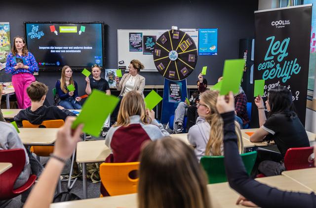 Campagne ‘Zeg eens eerlijk’ brengt klas 2 op Aeres Sneek aan de praat