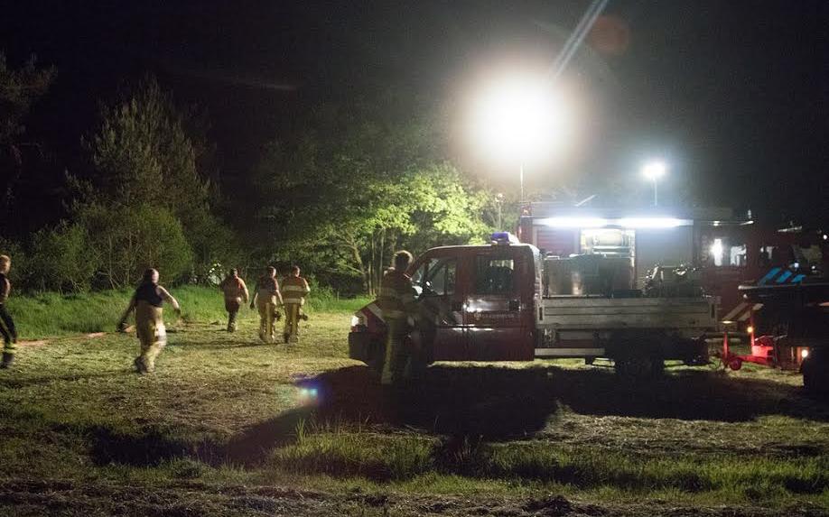 Brandweer uitgerukt voor heidebrand Lippenhuizen - Leeuwarder Courant