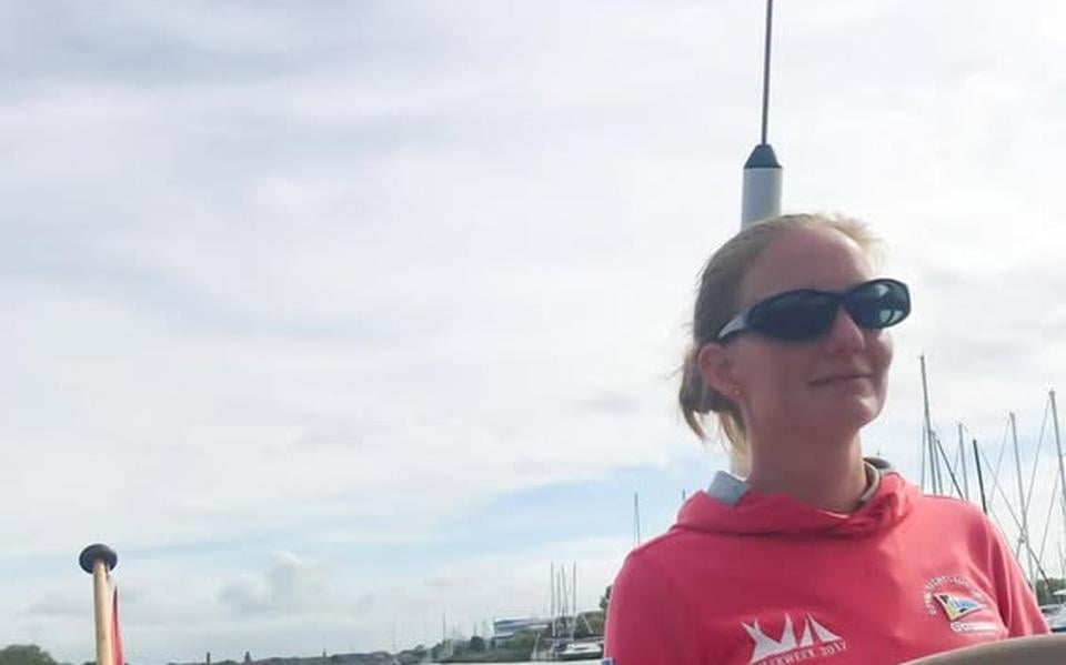 Marieke Guichard is benoemd tot Panschipper. Hier actief op een zeilschip in 2019.