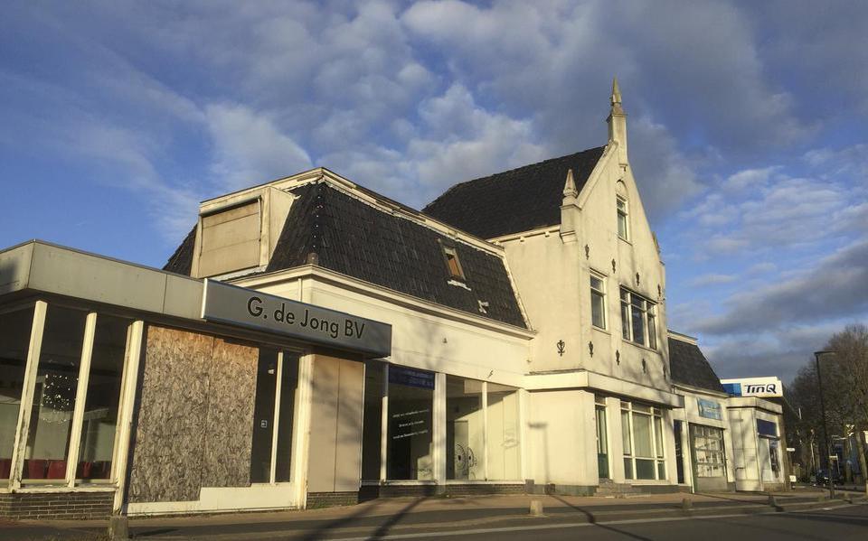 De beoogde plek voor de vestiging van een Lidl-supermarkt aan de Snekerstraat in Bolsward.
