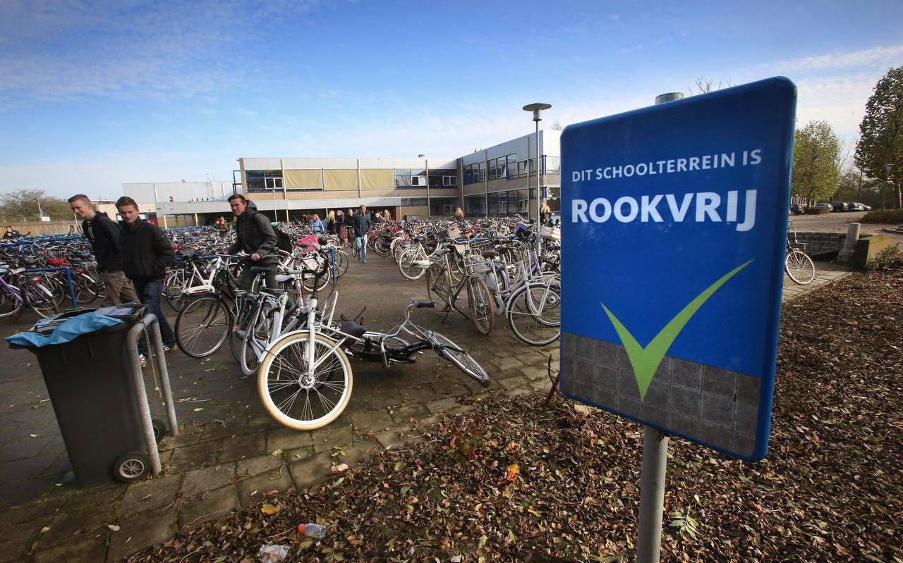 Het schoolplein van OSG Sevenwolden in Heerenveen. Het schoolplein van OSG Sevenwolden in Heerenveen.