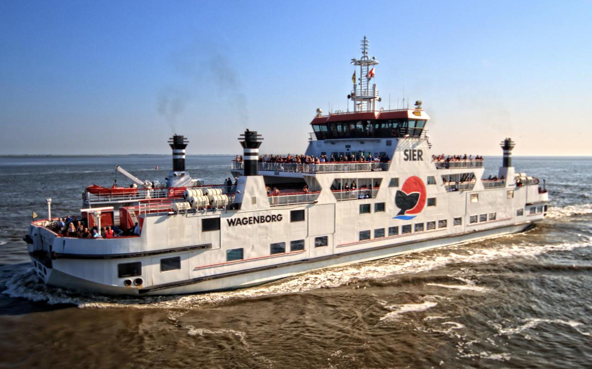 Veerboot naar Ameland de Sier voorlopig uit de vaart door brand