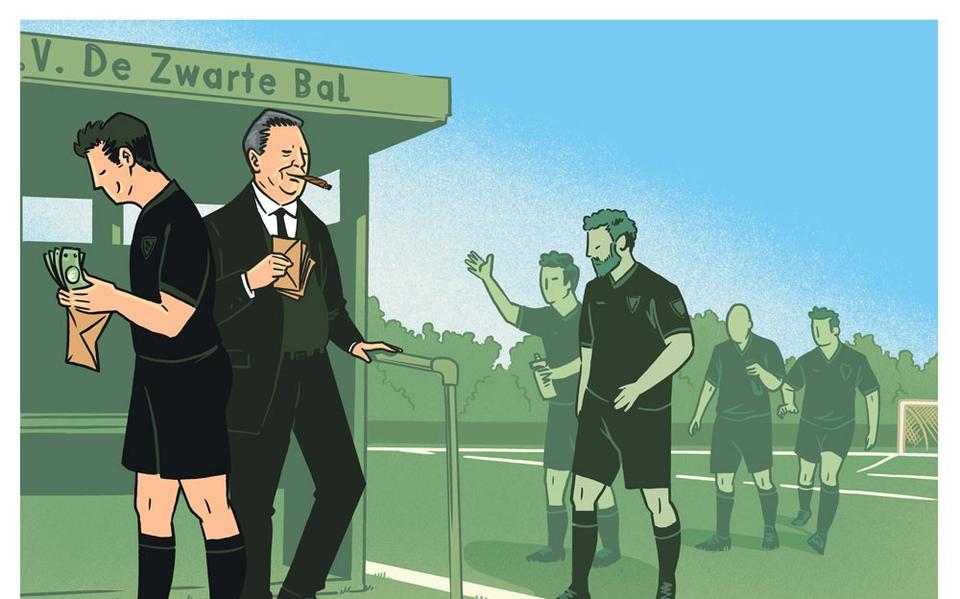 Eén op de acht clubs zegt met volledige zekerheid een club te kunnen aanwijzen waar met zwart geld betaald wordt. 