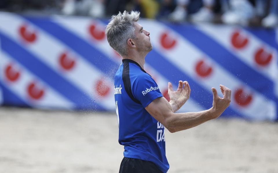 Net als Nard Brandsma slaagde ook Ysbrand Galama (foto) er niet in de finale van het FK fierljeppen te halen.