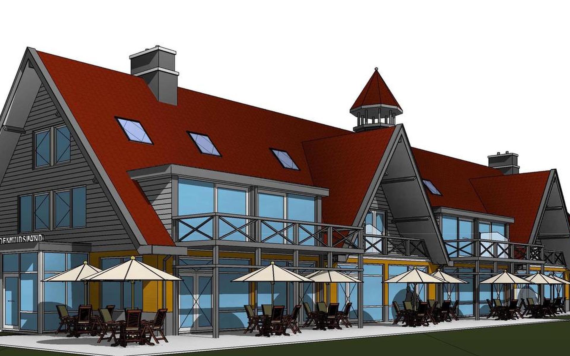 Badhotel Midsland aan Zee is als 'veerboot op duin'