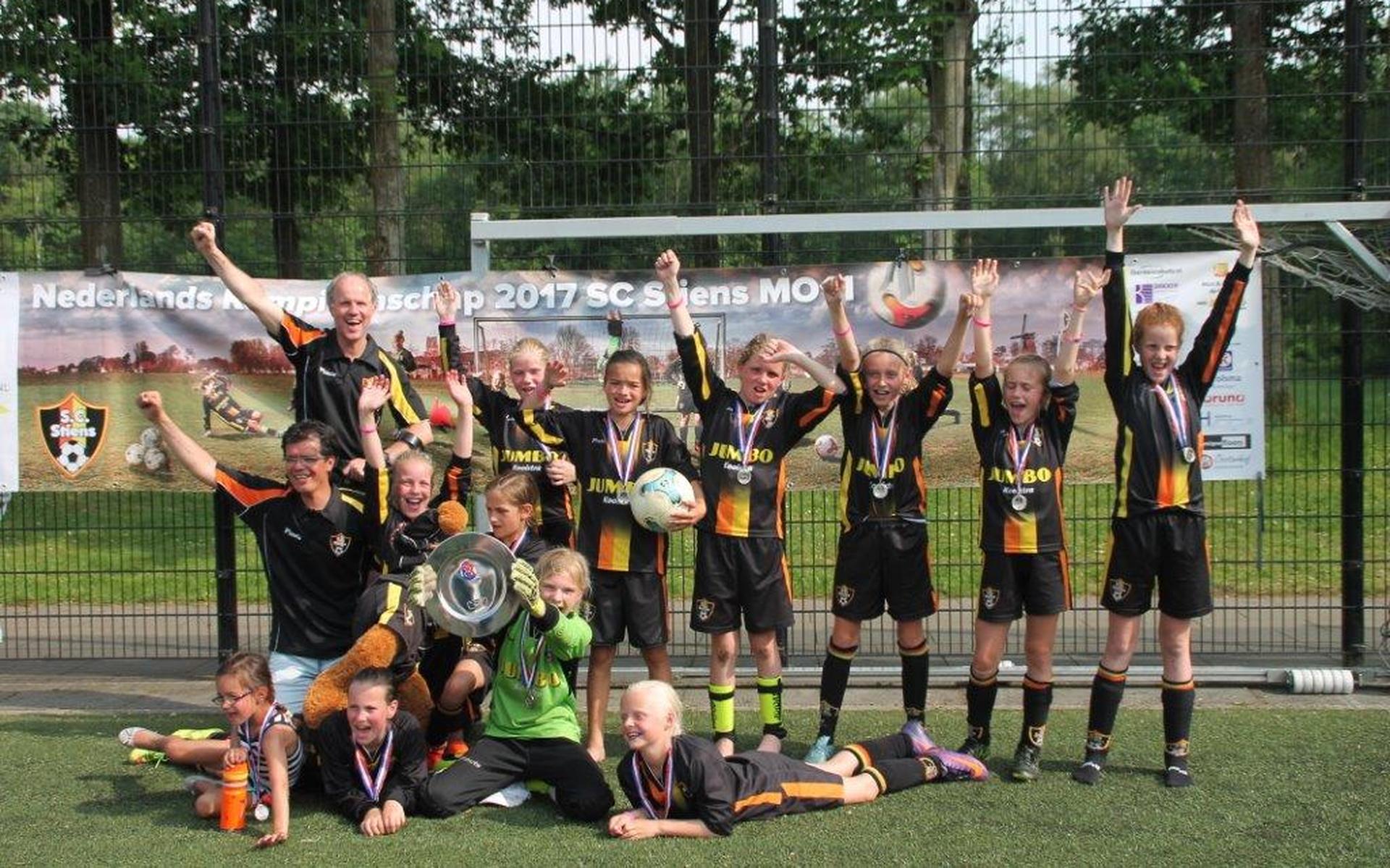 Meeste vrouwelijke voetballers in Leeuwarderadeel