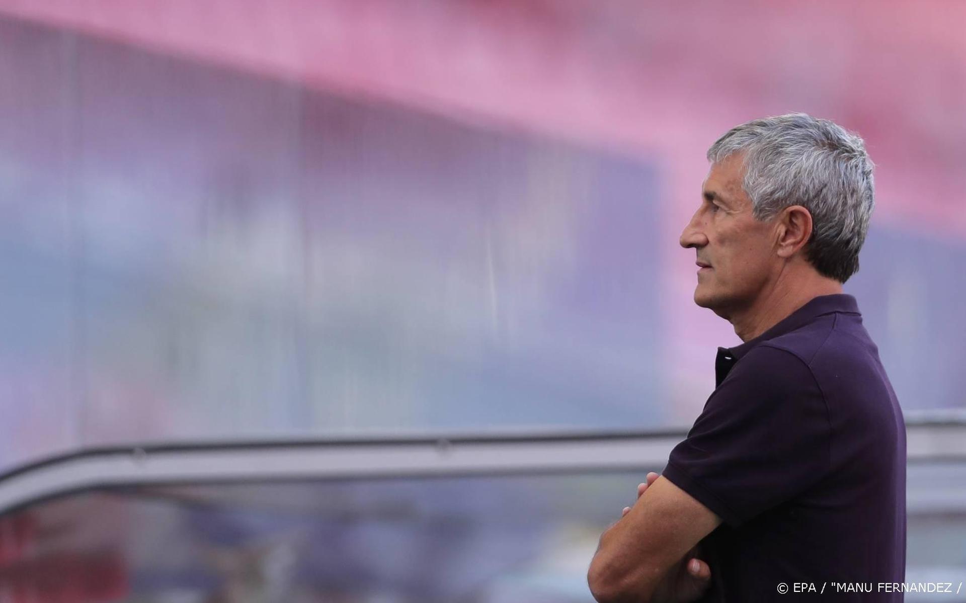 'Coach Setién van FC Barcelona ontslagen'